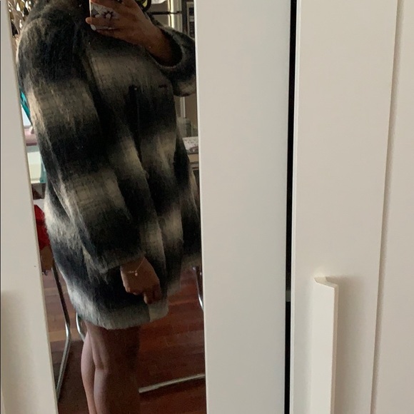 Topshop wool blend overcoat ombré colored - Picture 6 of 6